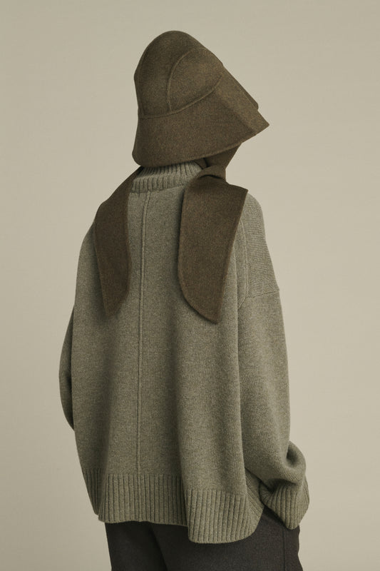 Hat Faron - Khaki Marl - Wool - Women