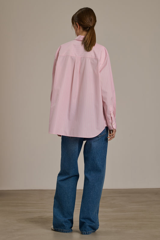 Carlotta shirt - Pink/Off-White - Cotton - Women