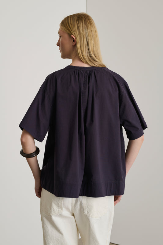 Blouse Arlette - Prune - Coton - Femme