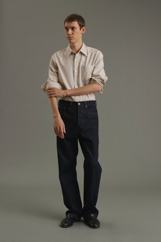 Tom jeans - Raw Blue Denim - Cotton - Men