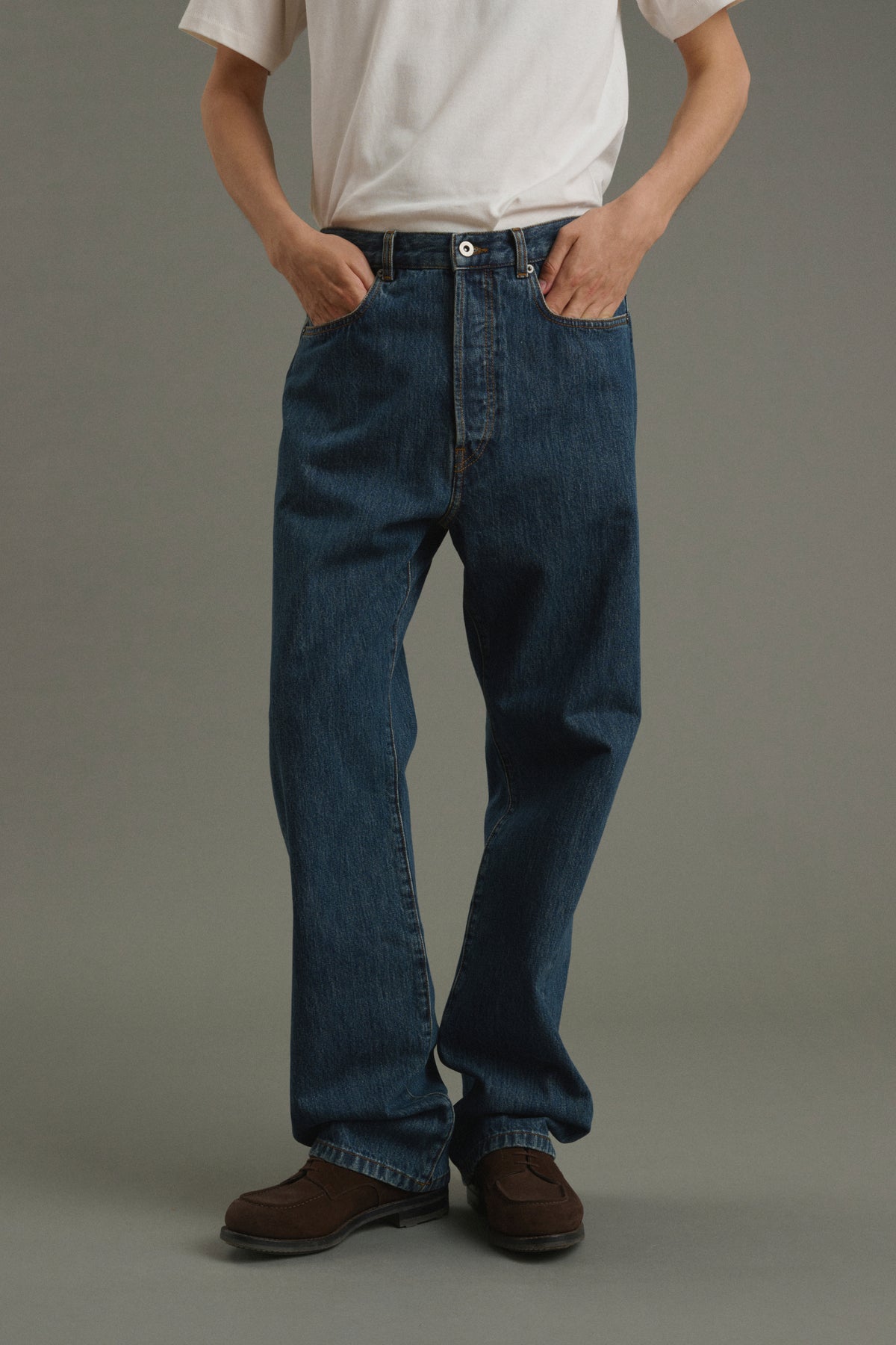 Jean Tom - Faded Blue Denim - Cotton - Men