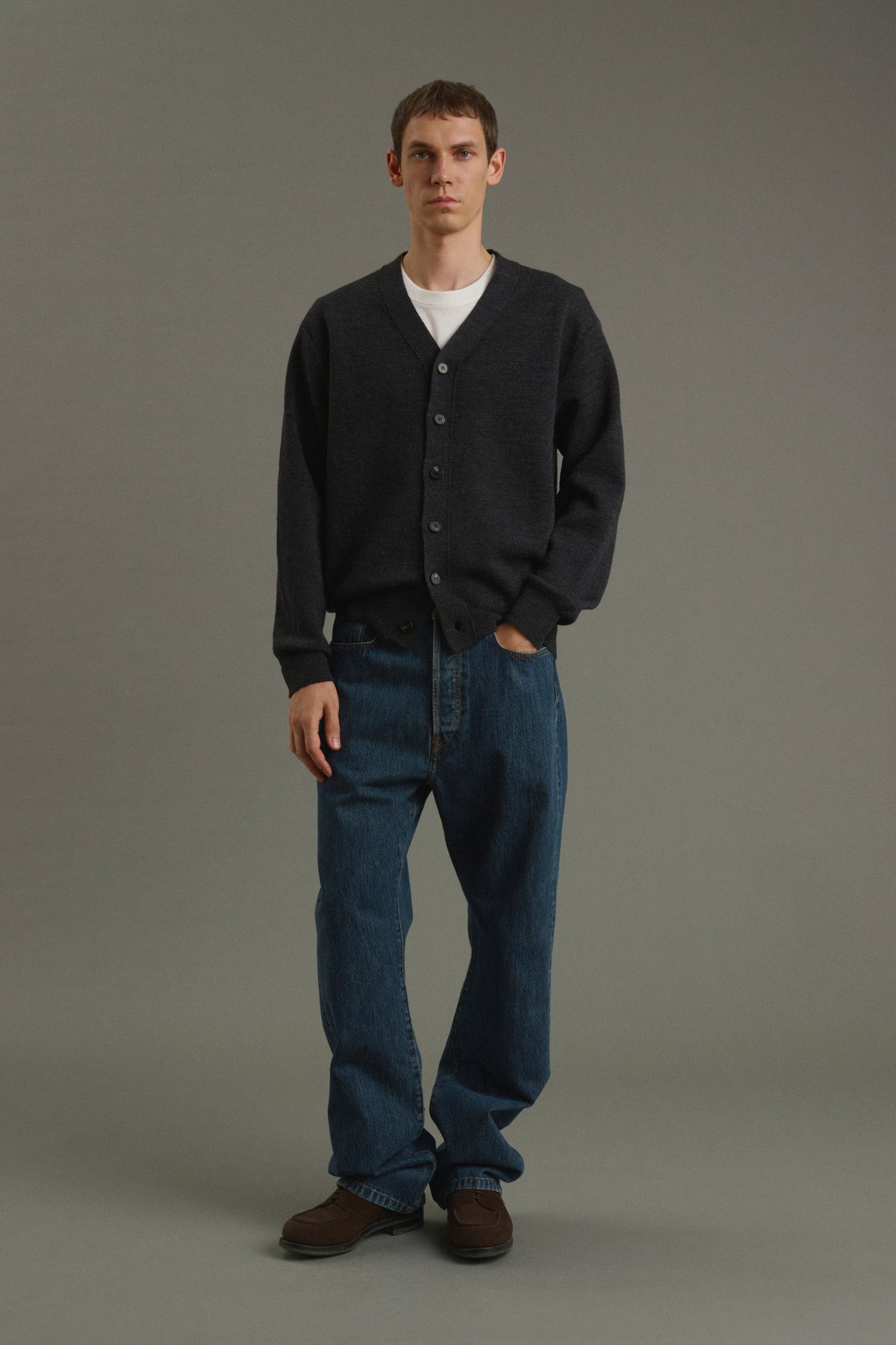 Jean Tom - Faded Blue Denim - Cotton - Men vue 1