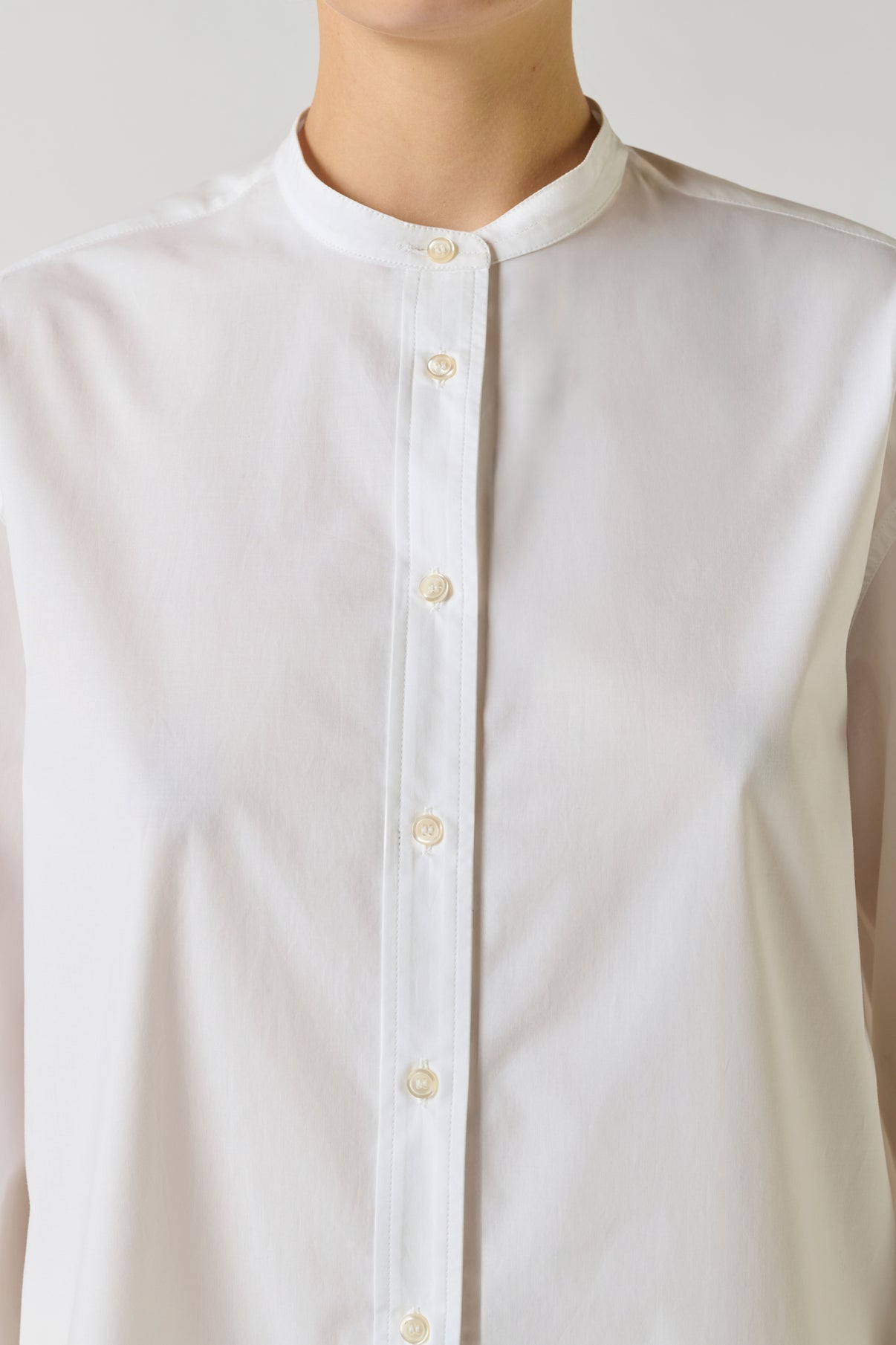 Chemise Bermudes - Blanc - Coton - Femme vue 4