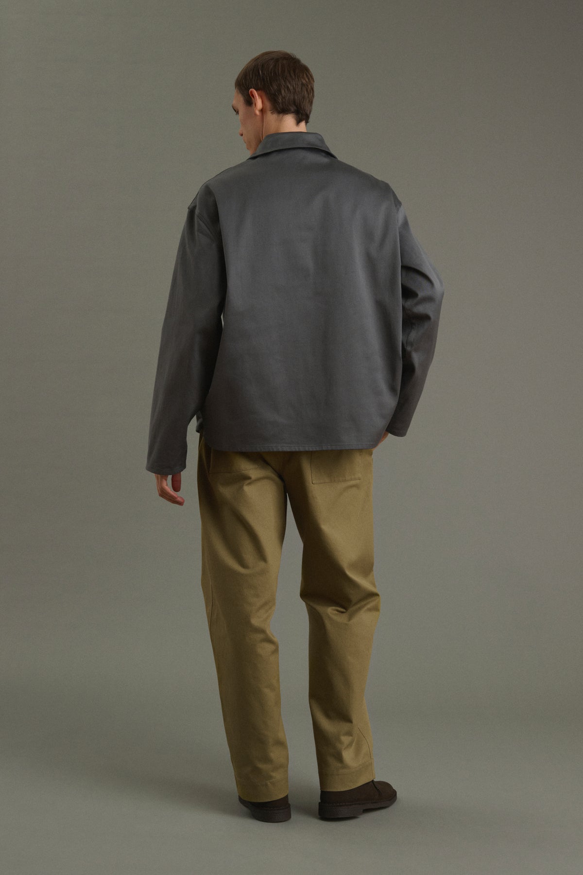 Pierre smock - Dark Grey - Cotton - Men