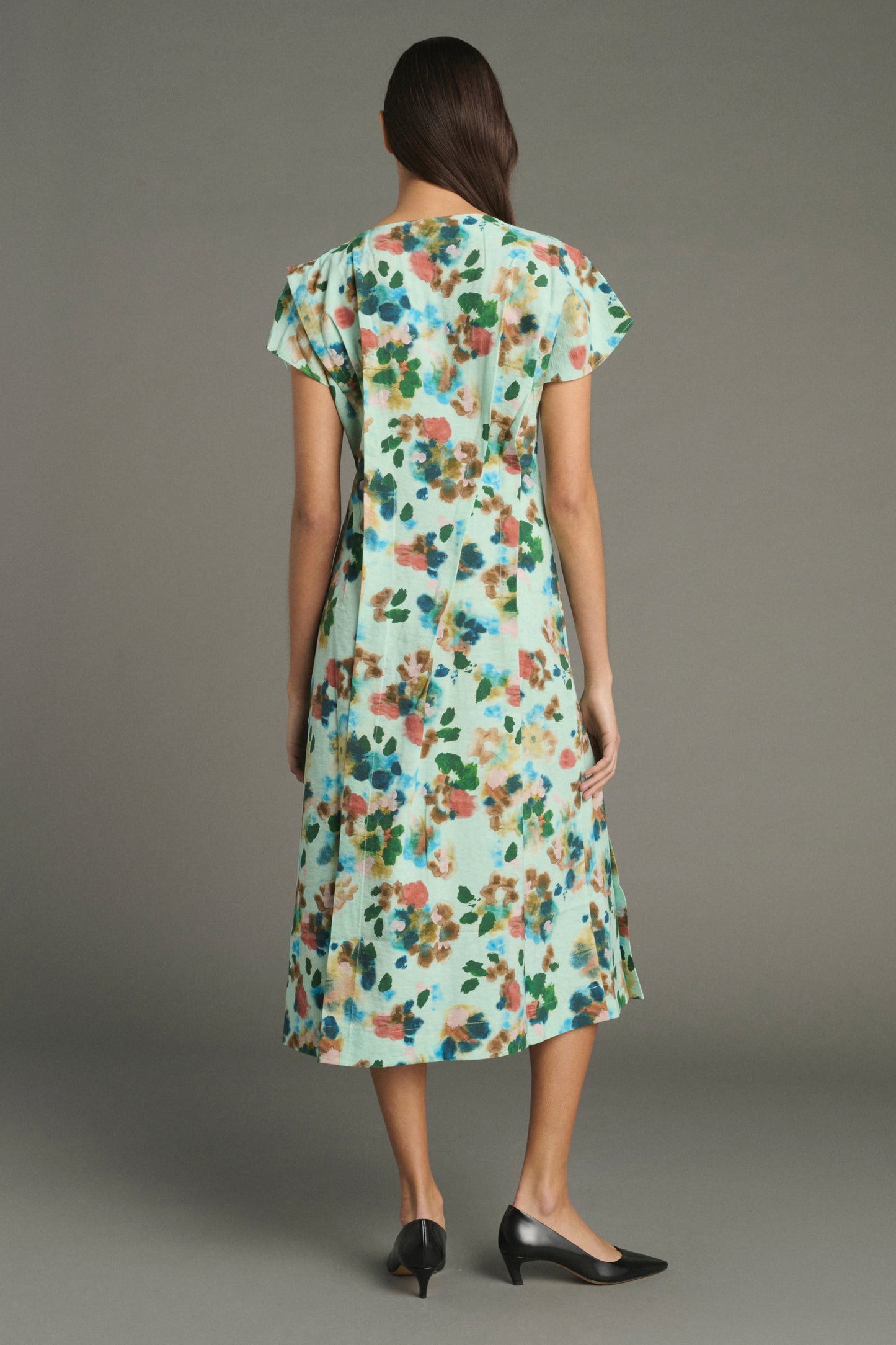 Jade Dress - Turquoise - Silk - Women