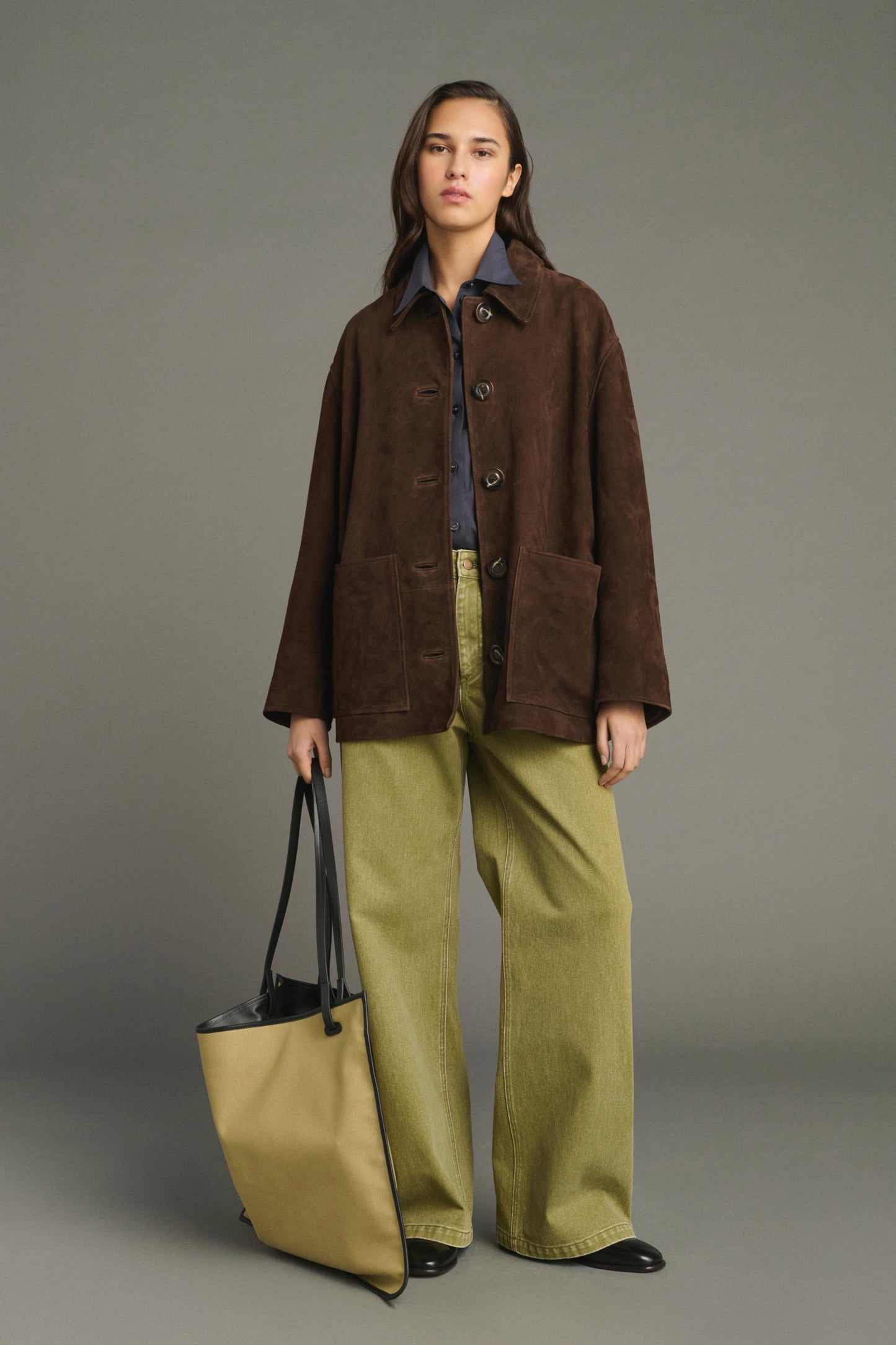 Vincenzo jacket - Ebony - Leather - Women