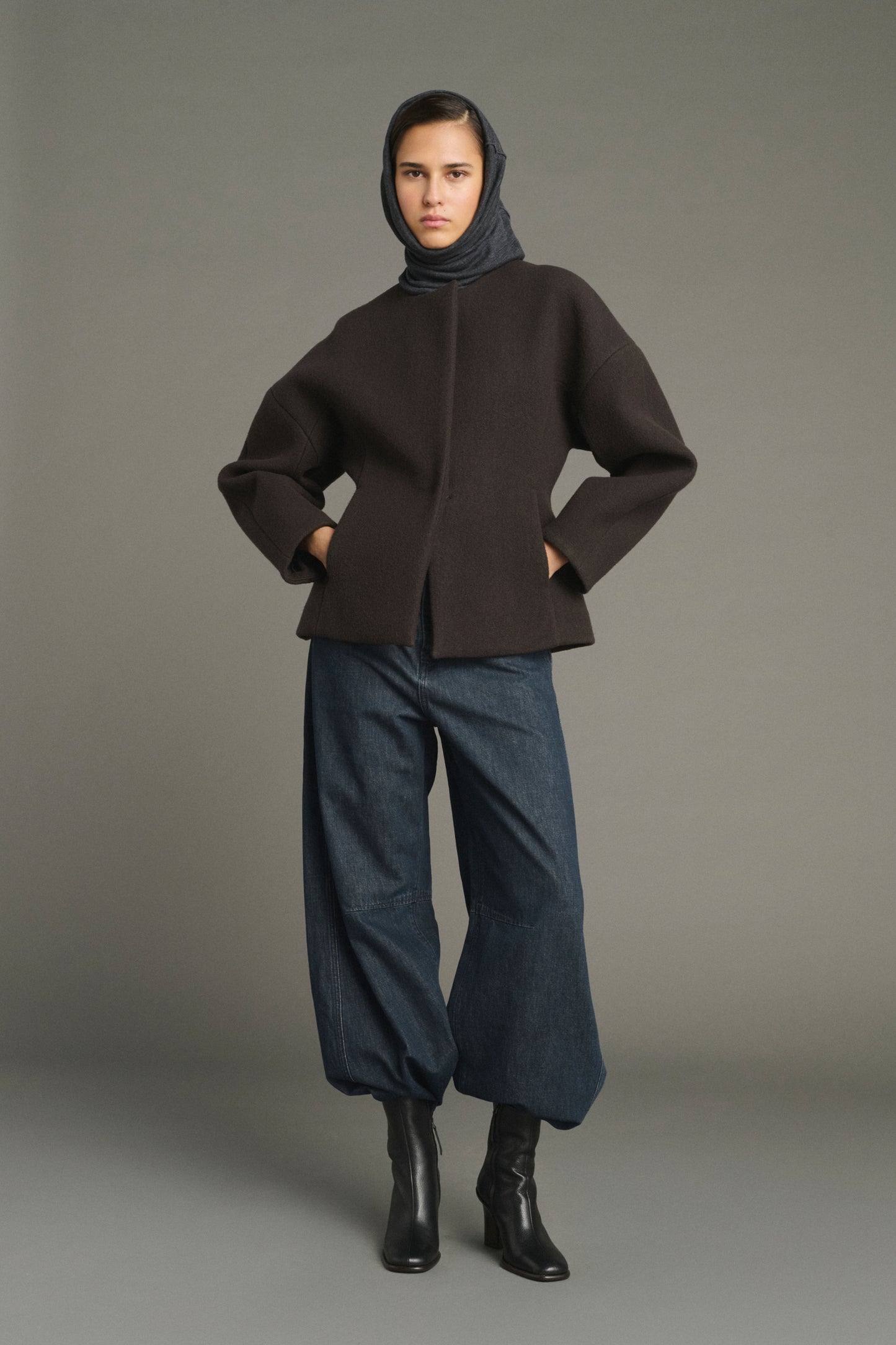 Jacket France - Ebony Green - Cotton - Women