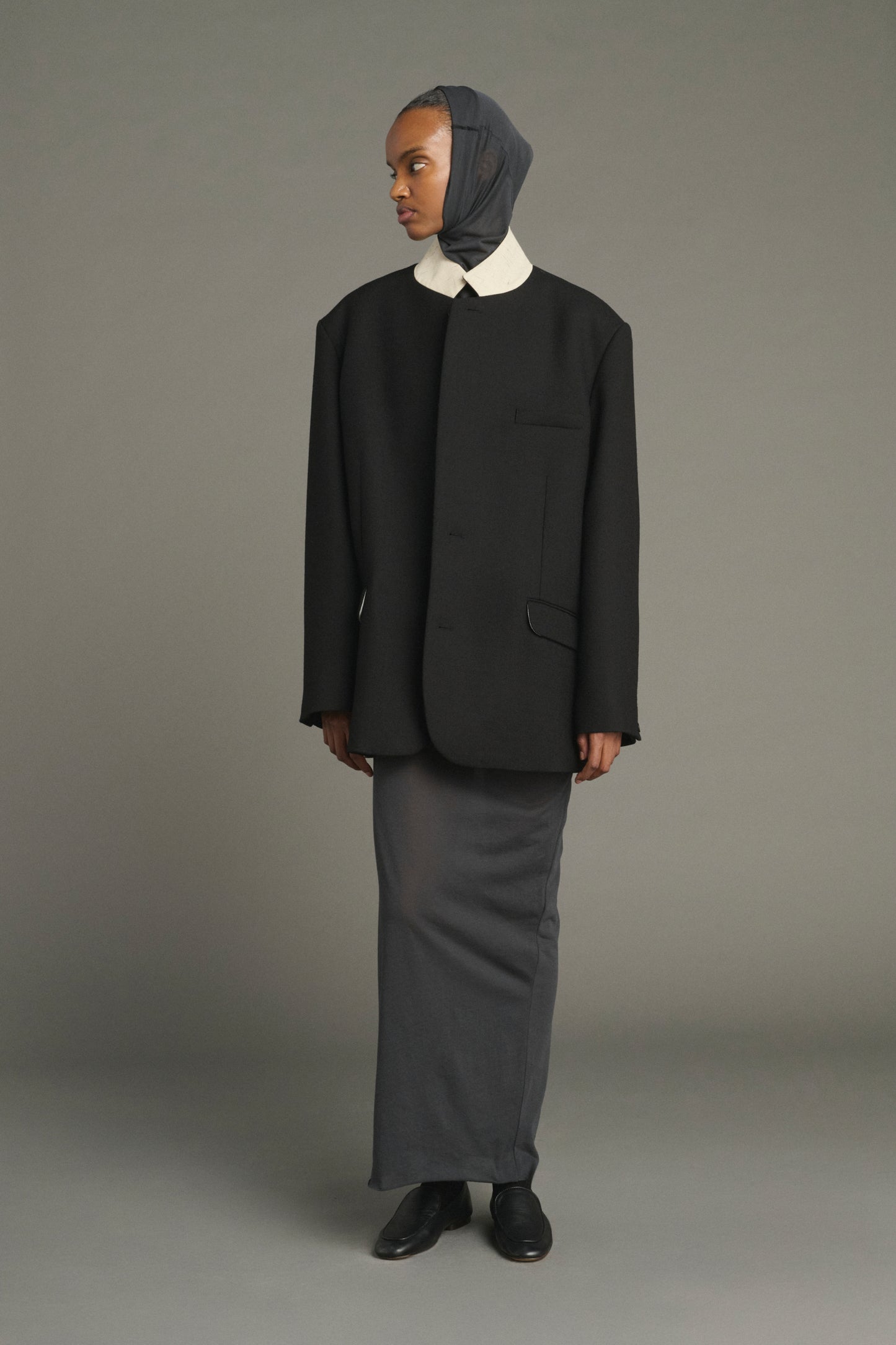 Lola Dress - Anthracite Grey - Cotton - Women