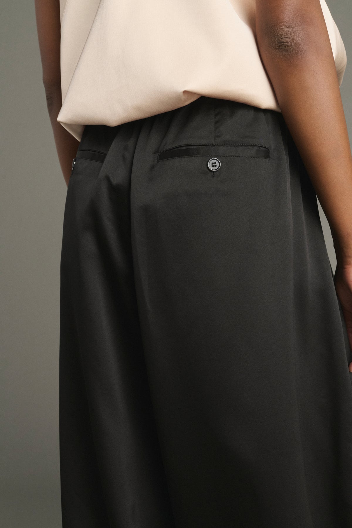 Leopold trousers - Black - Silk - Women