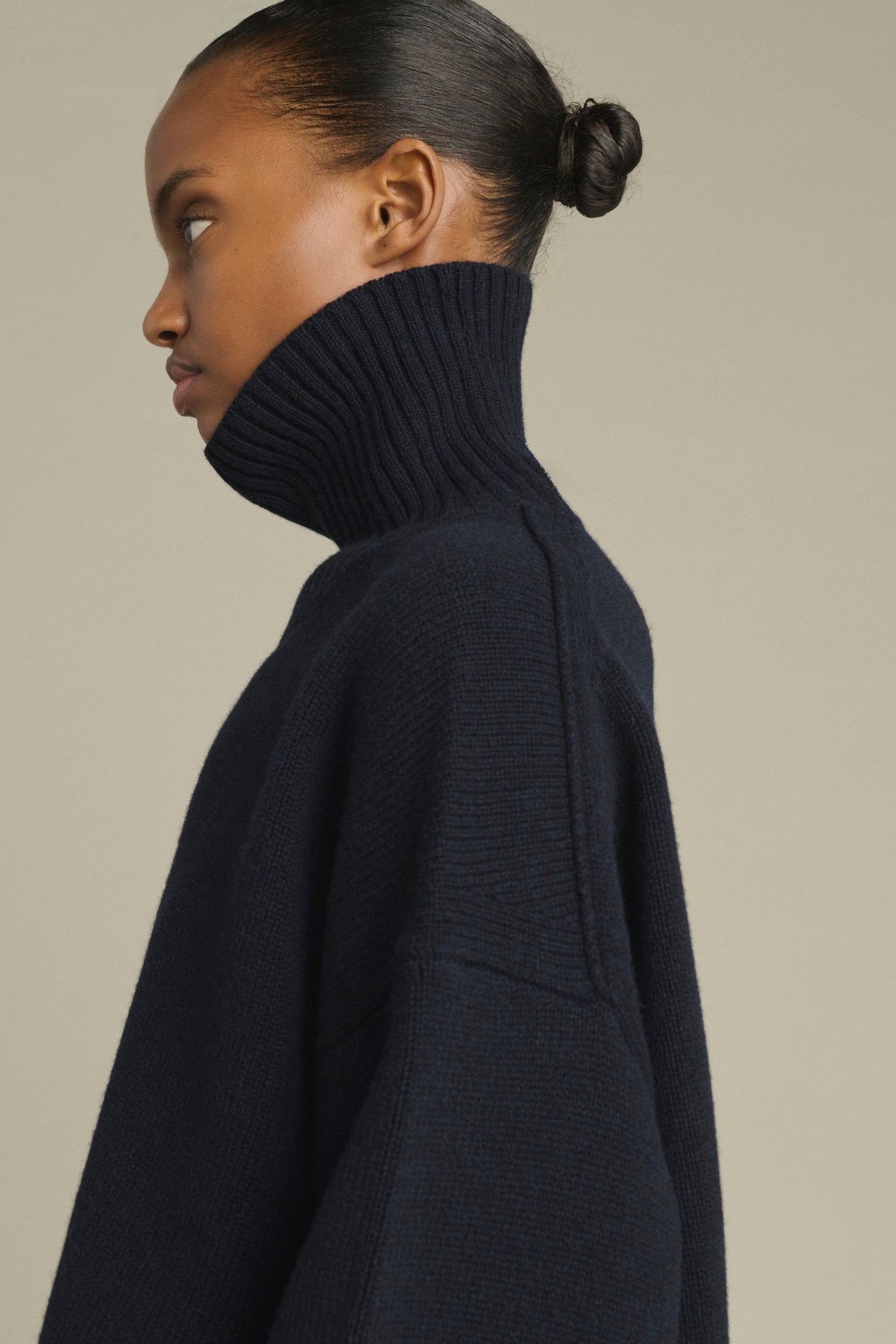 William Pullover - Navy - Merino Wool - Women