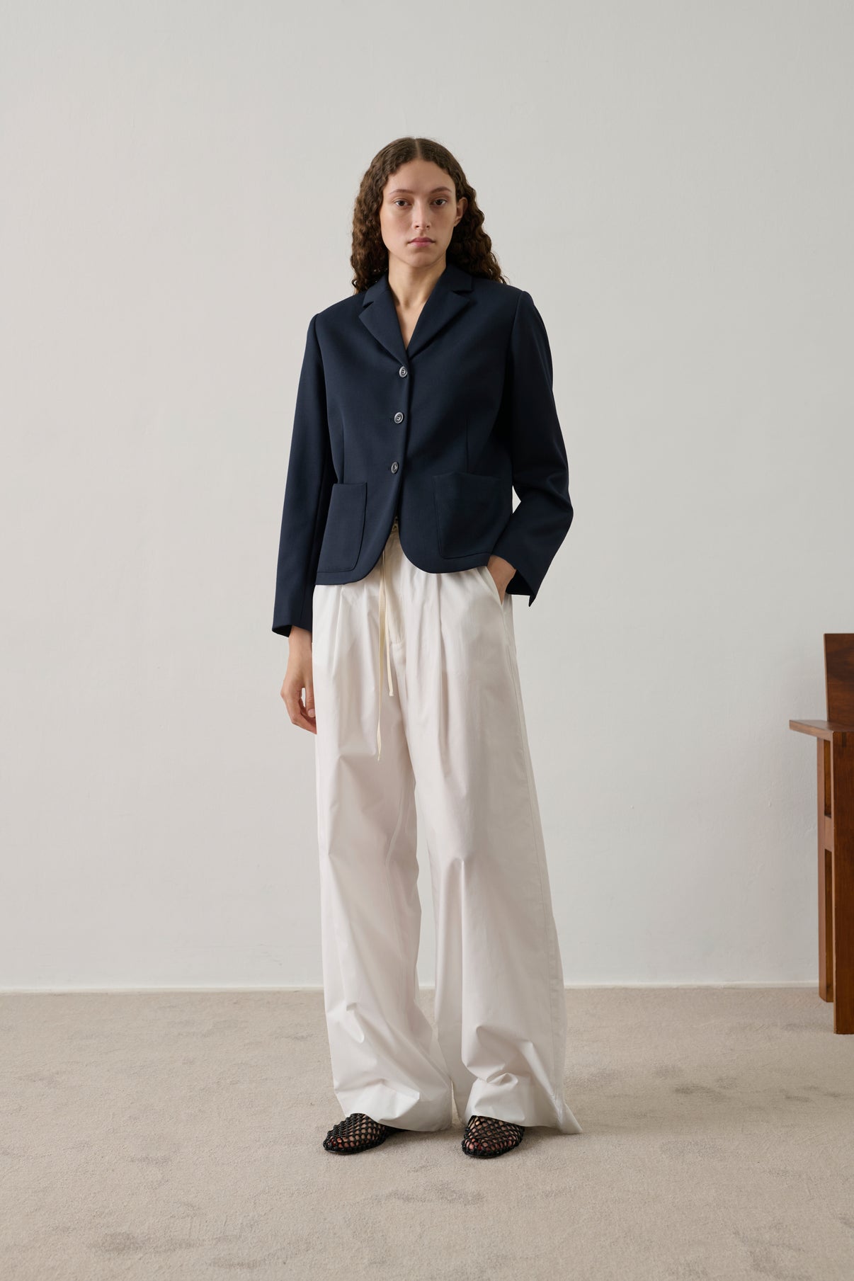 Veste Hespera - Navy - Laine - Femme vue 1