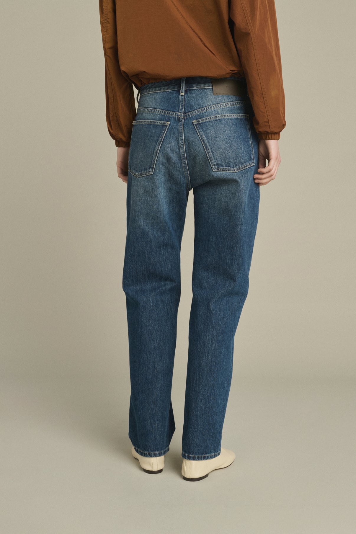 Jeans Lucien - Washed Blue denim - Coton - Women vue 4