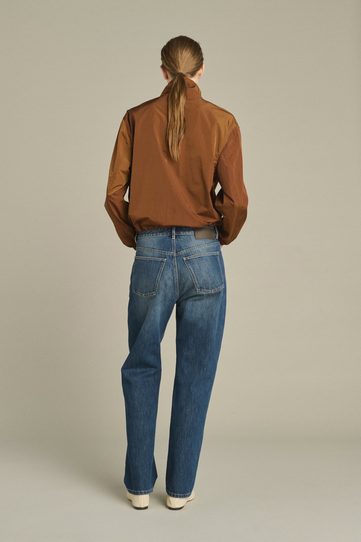 Jeans Lucien - Washed blue denim - Cotton - Femme vue 2