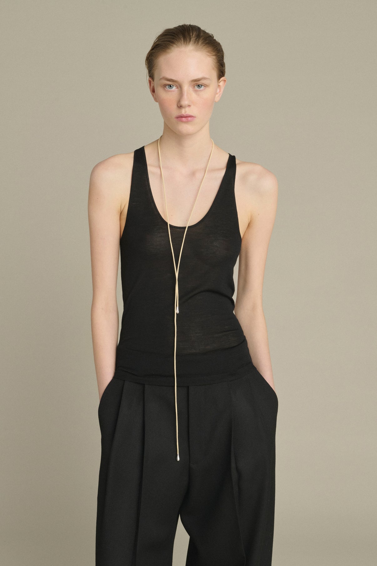 Cordon - Crème - Femme vue 2