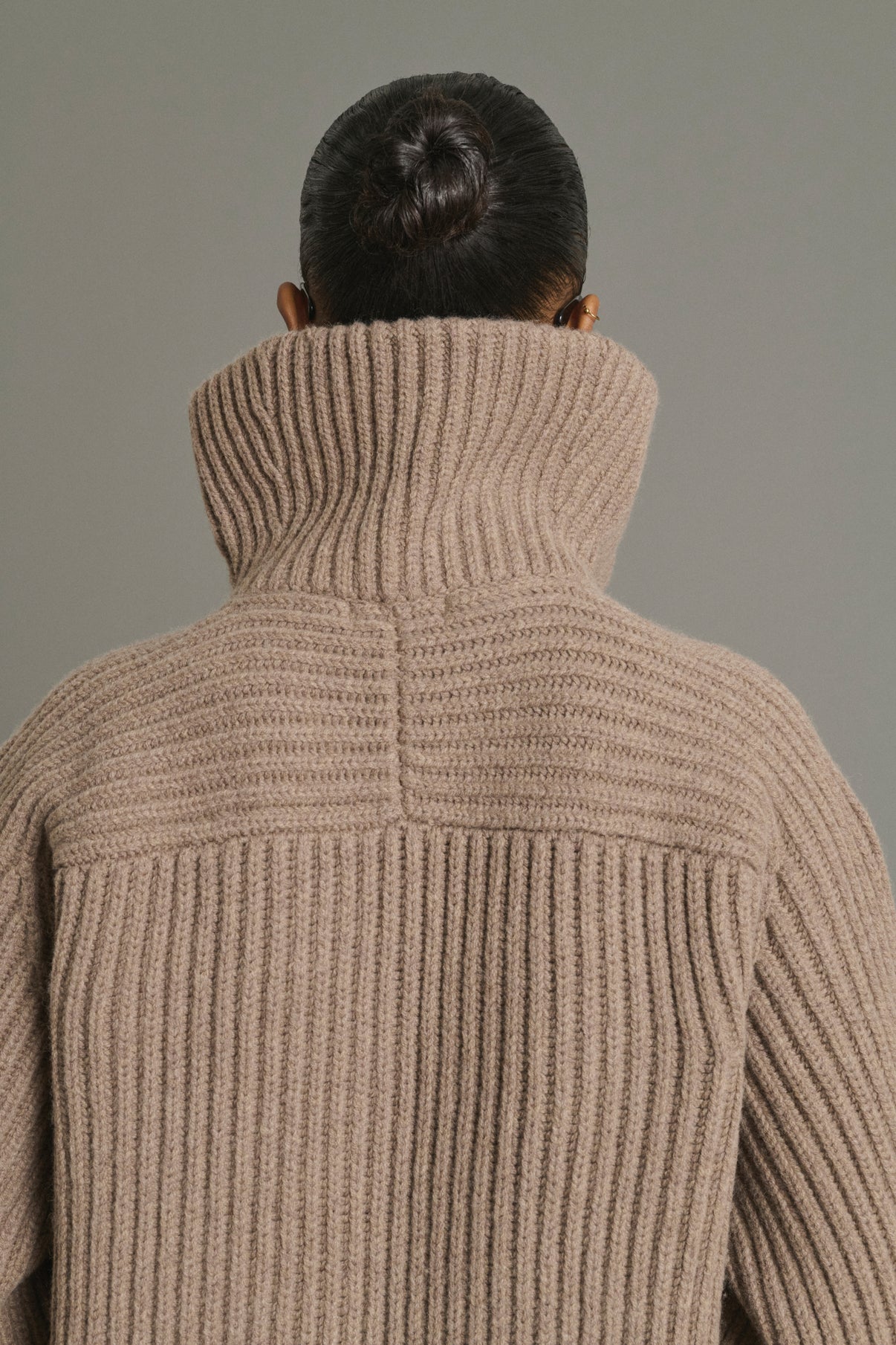 Jasper Jacket - Beige Chiné - Merino Wool - Women vue 3