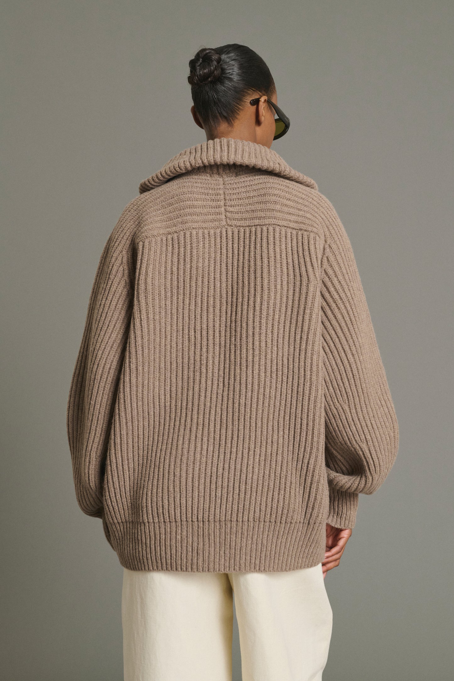 Jasper Jacket - Beige Chiné - Merino Wool - Women