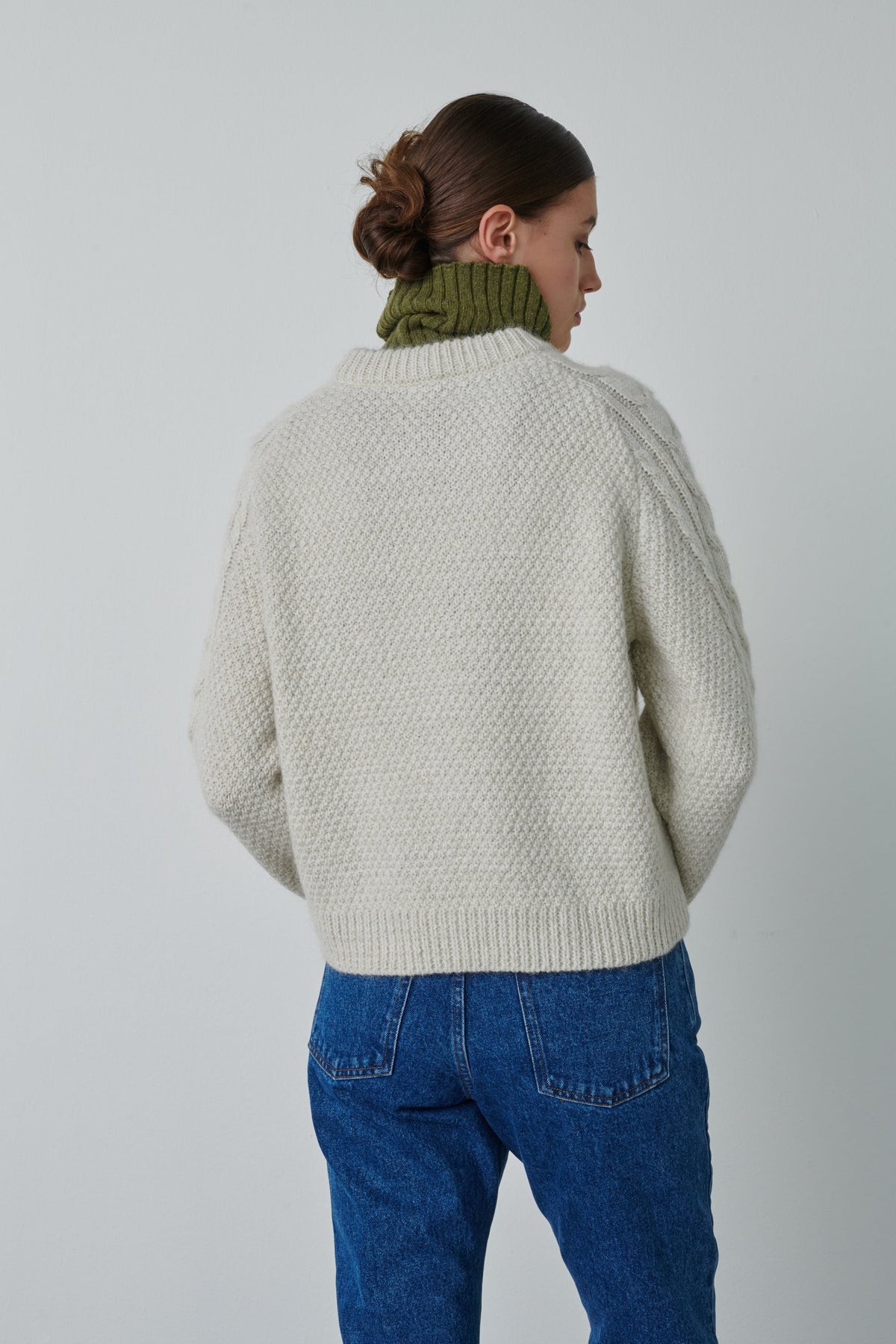 PULLOVER WANDO ECRU vue 2