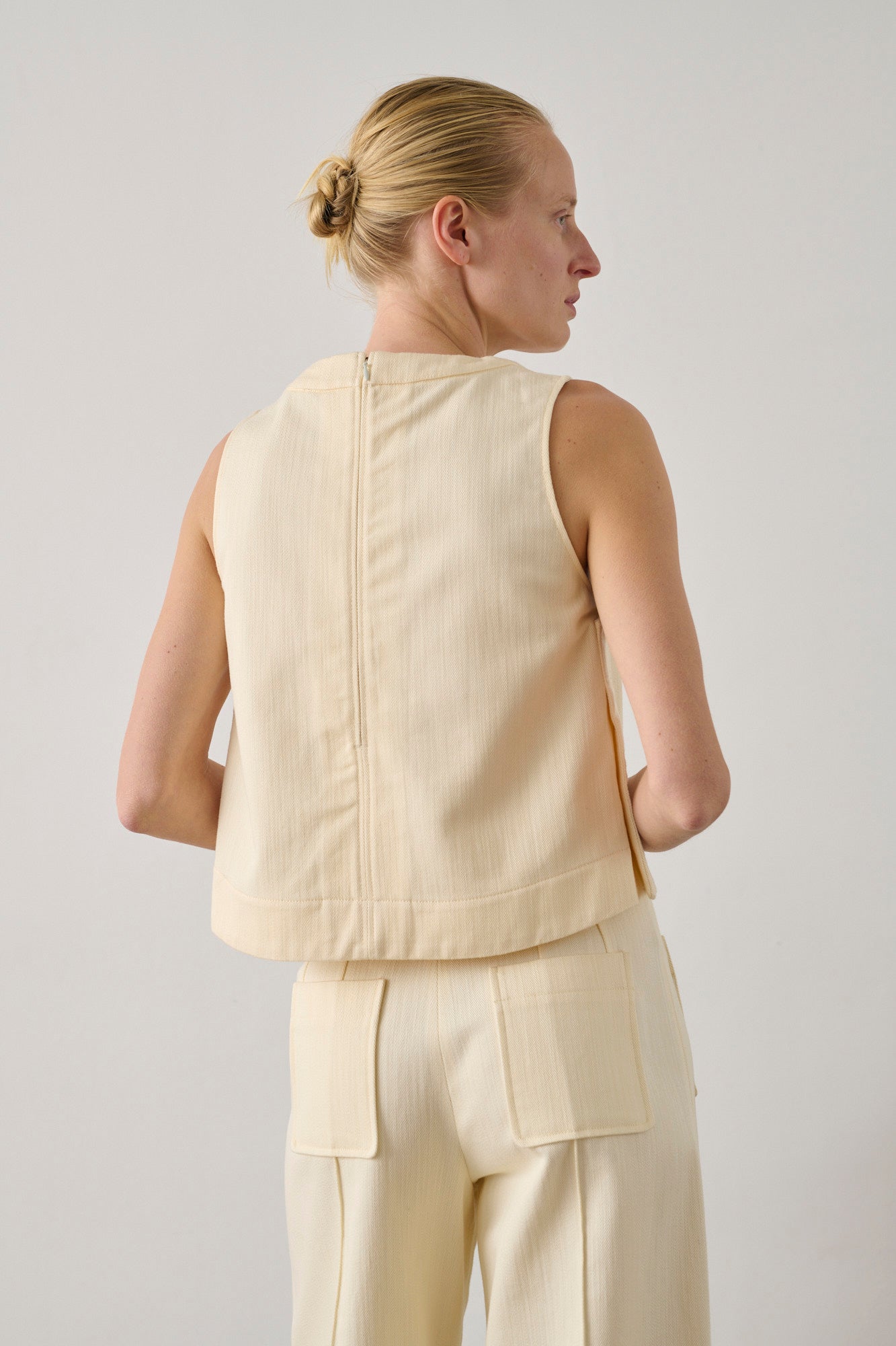 Top Pampa - Ecru - Coton - Femme