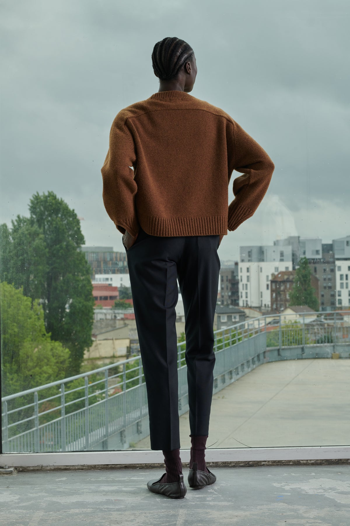 Adele Trousers - Black - Wool - Women