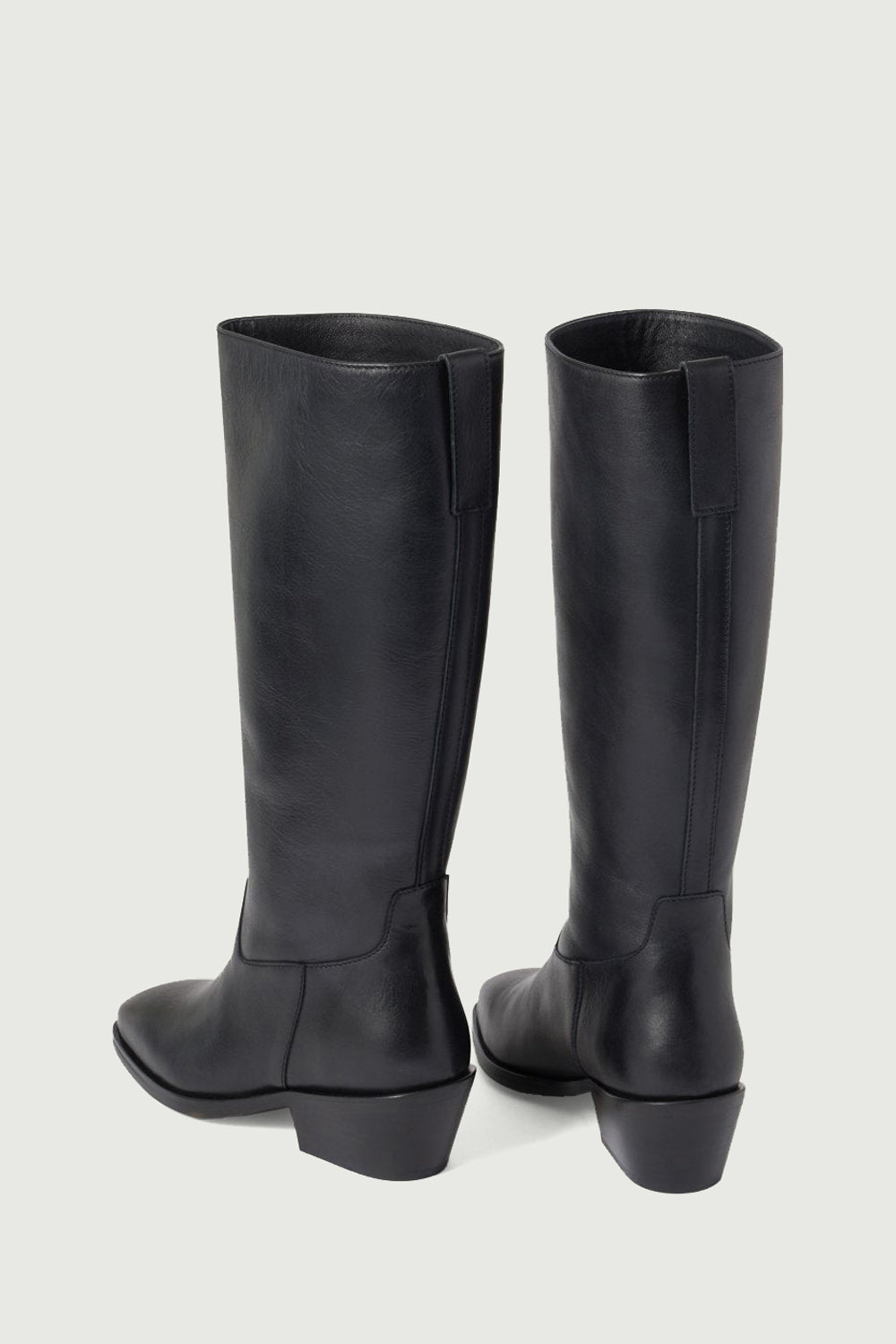 Bottes Bergam - Noir - Cuir - Femme vue 3