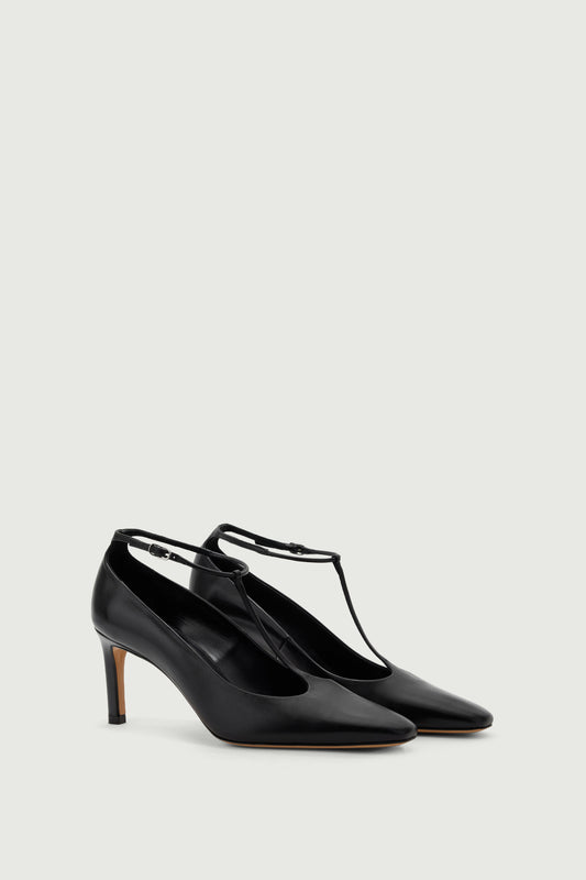 Albie heels - Black - Leather - Women