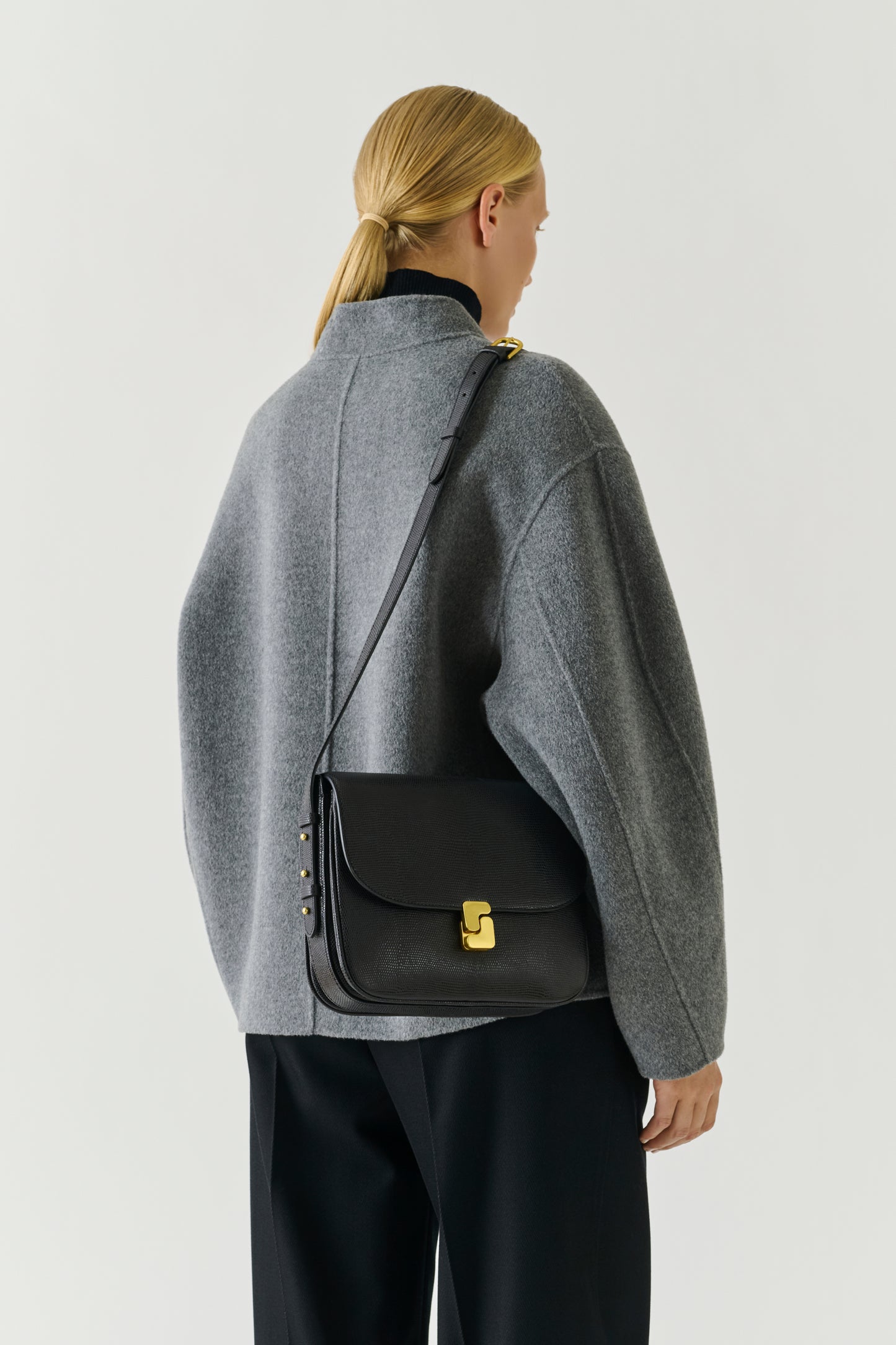 Bellissima Maxi bag - Black - Leather - Women