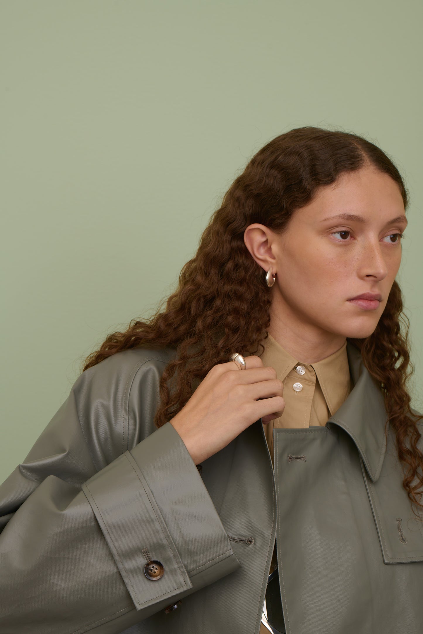 Boucles d'oreilles Mini - Argent - Ligne Plate - Femme