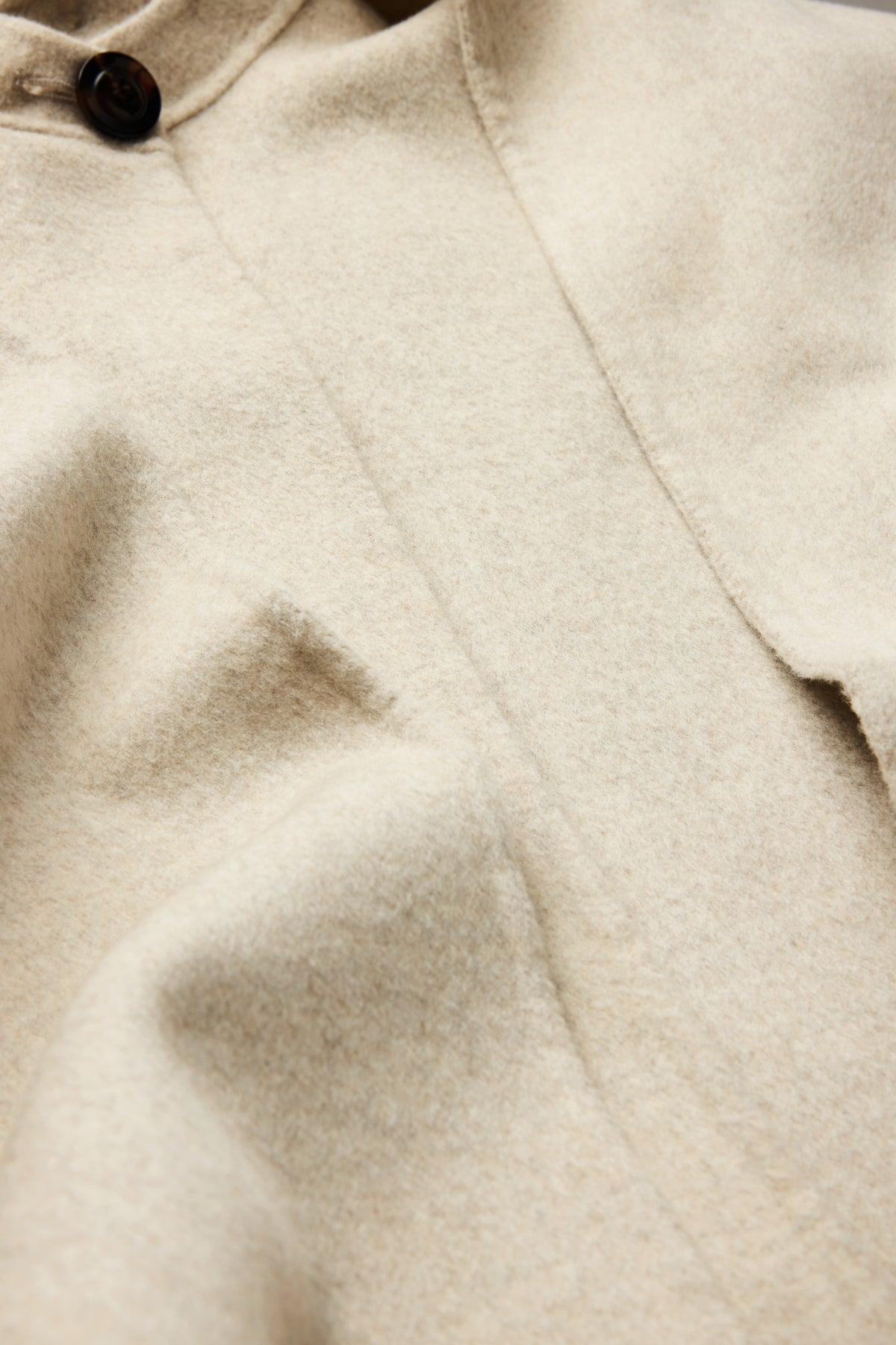 Hora Pullover - Ecru Grey Boxy Double-Faced Wool - Soeur vue 6