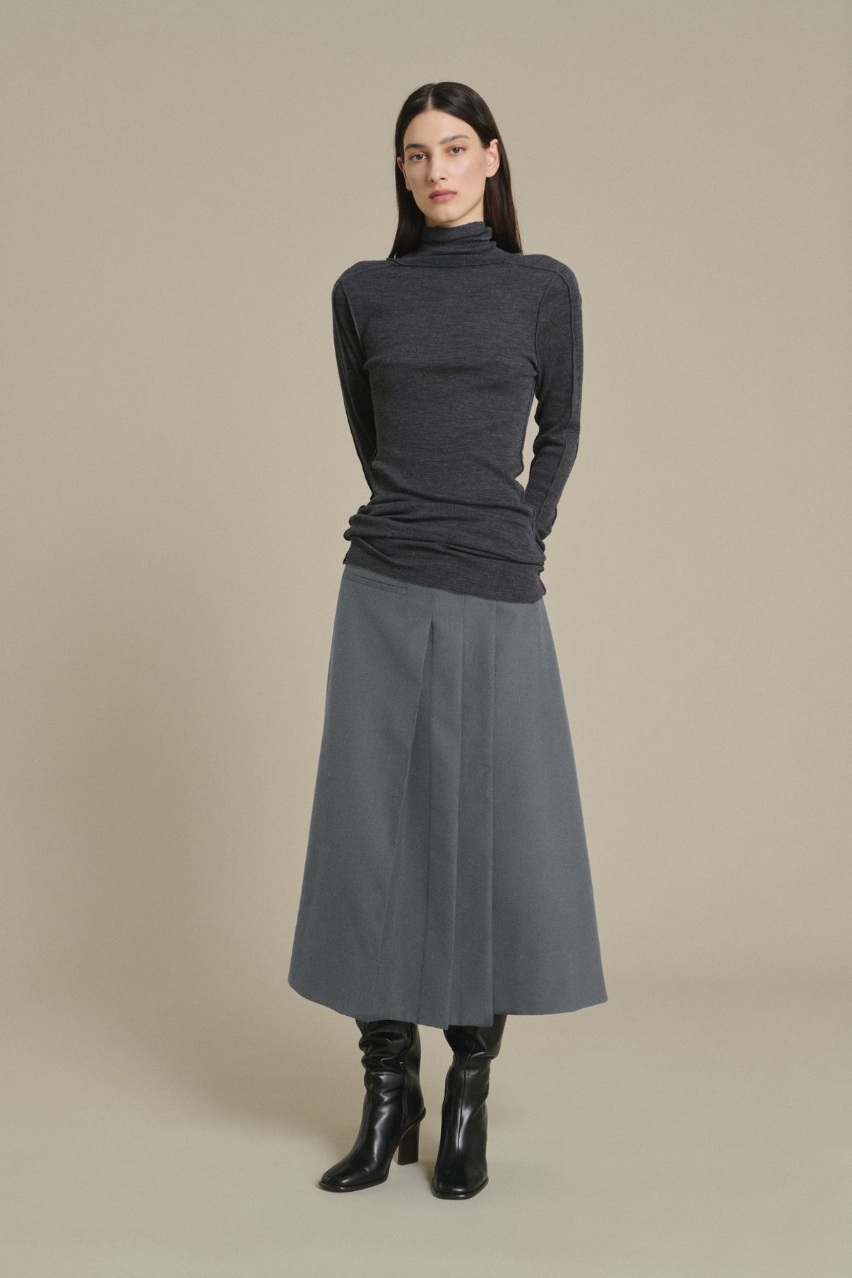 Varna skirt - Mottled Grey - Women vue 1