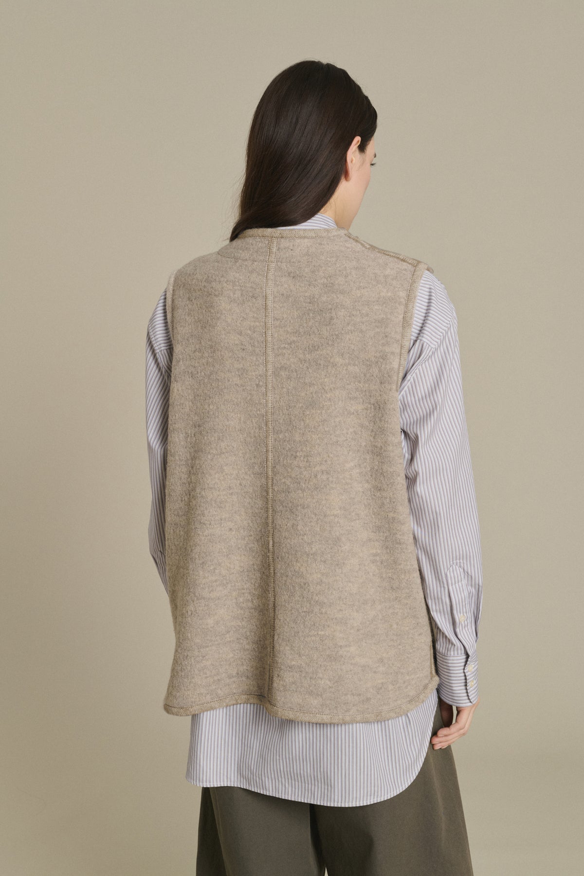 JACKET CHICAGO BEIGE/GREY vue 4
