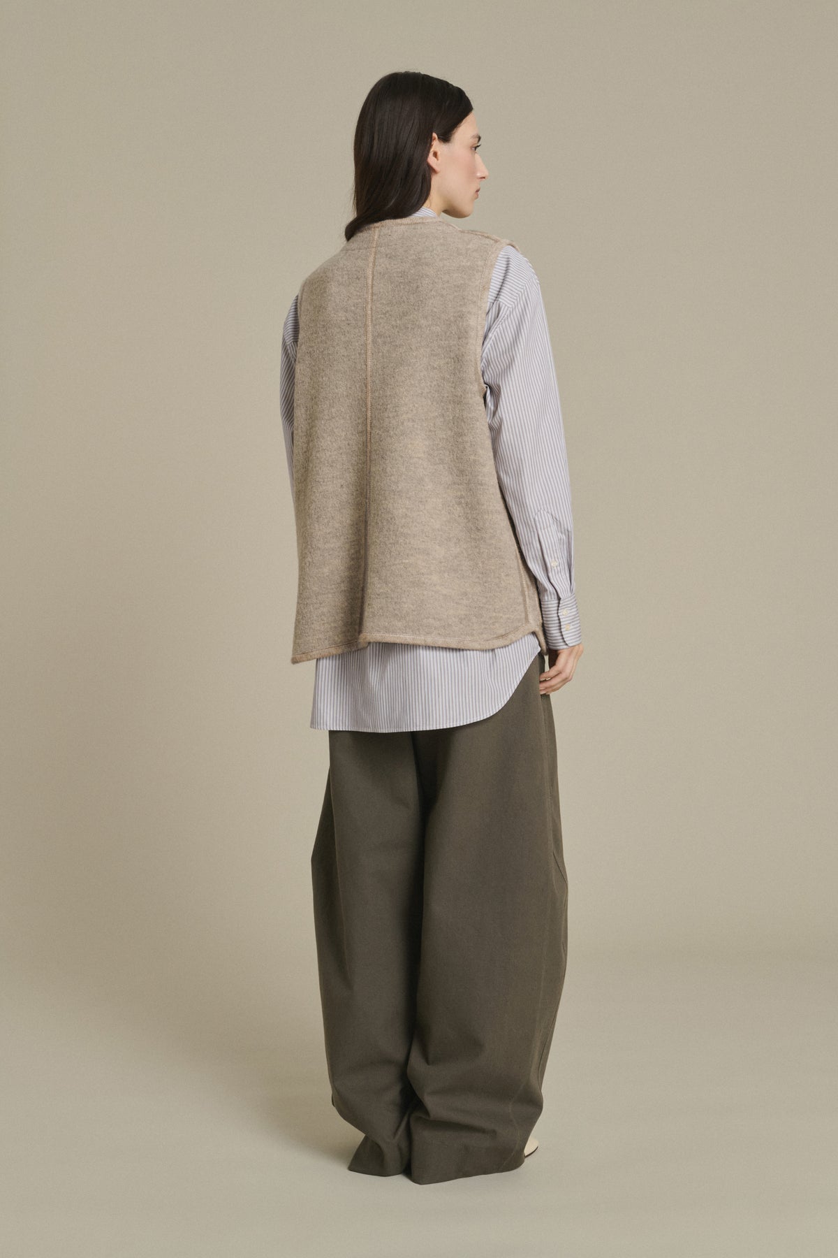 JACKET CHICAGO BEIGE/GREY vue 2