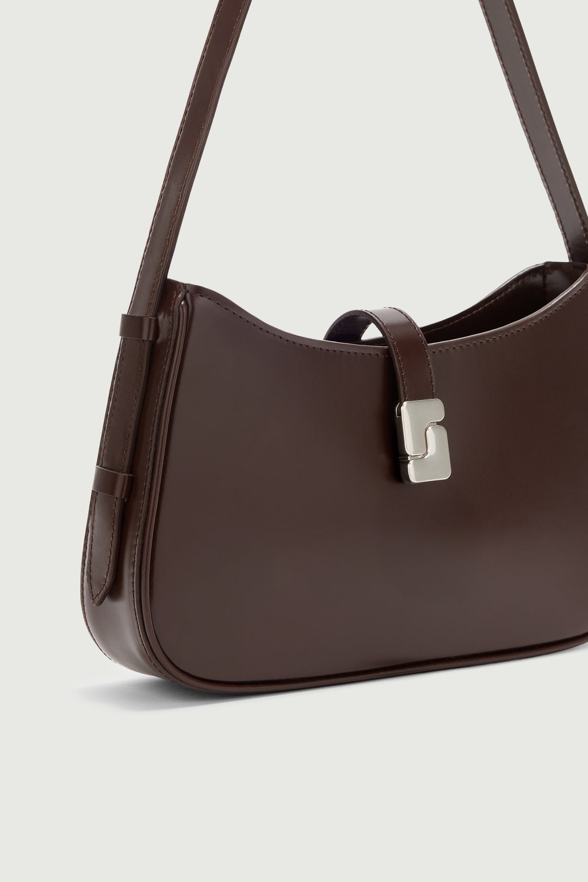 Bonnie bag – Chocolate – Leather – Women vue 3