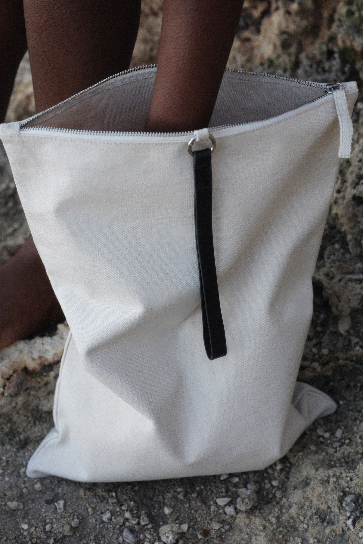 Sac Sacchetto - Vanille - Coton - Femme vue 5